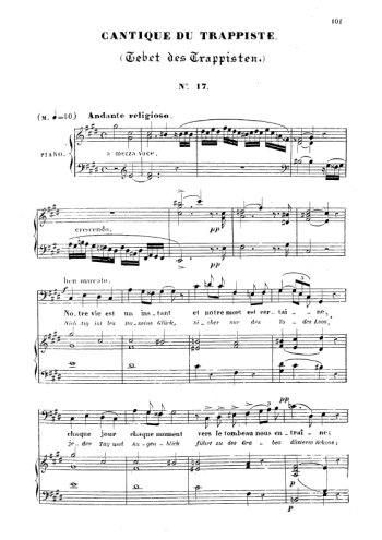Giacomo Meyerbeer - Cantique du trappiste